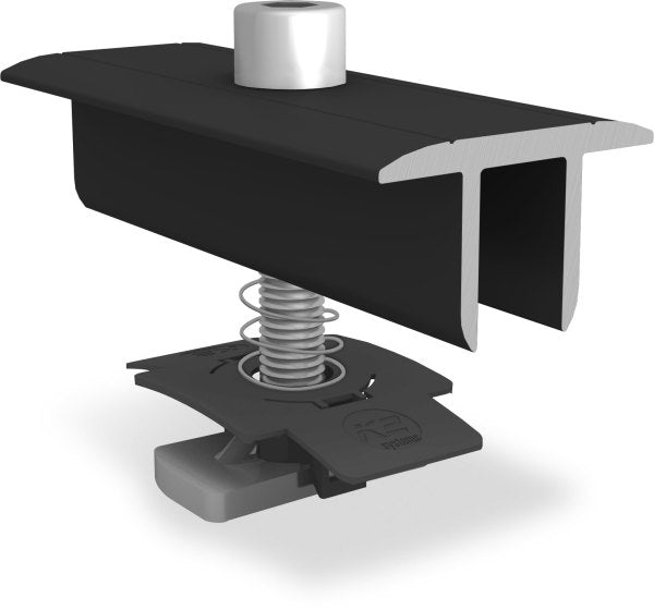 K2 Systems Modulmittelklemmen M MC XS SET black StS 34-38 PU=200