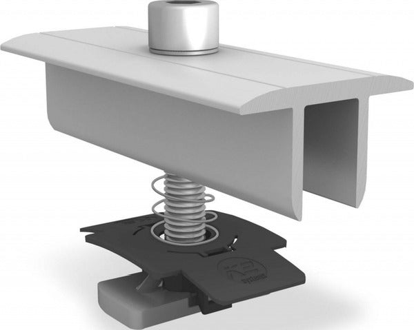 K2 Systems Modulmittelklemmen M MC XS SET silver StS 30-33 PU=200 – K2 Systems