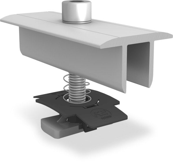 K2 Systems Modulmittelklemmen M MC XS SET silver StS 34-38 PU=200 – K2 Systems