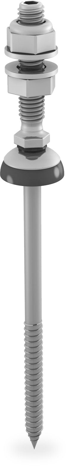K2 Systems Solarbefestiger 200 mm M10x70 mit Faserzementdichtung – K2 Systems