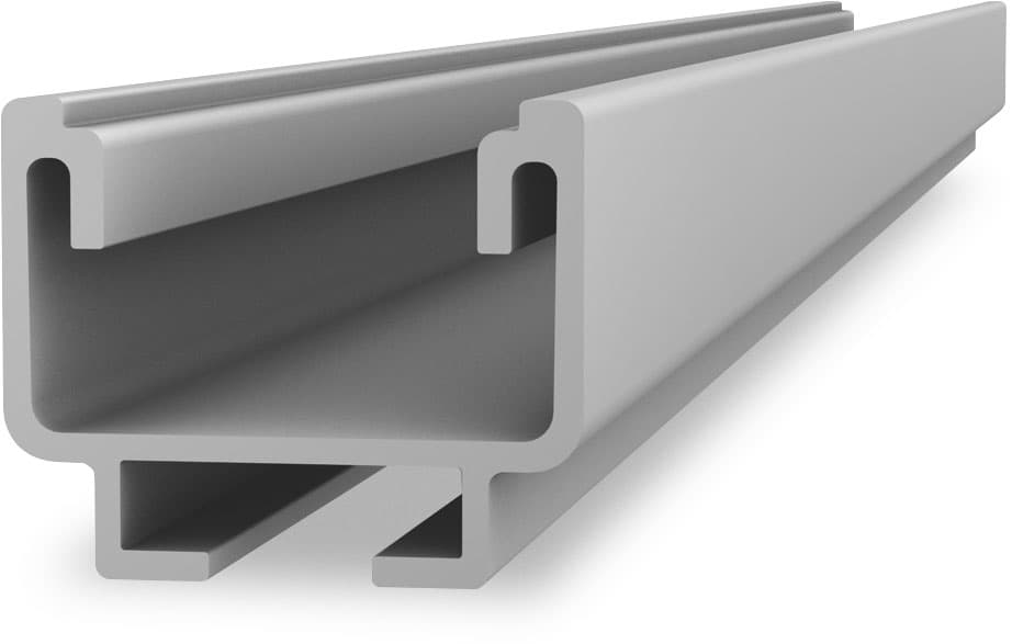 K2 SYSTEMS SolidRail Light 2,25 m, Silber