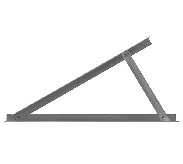 Solarics_K2 SYSTEMS Angebote 10° TRAPEZ 40X40X4 MM H=635 MM SONDERKONSTRUKTION AUS ALU-PROFILEN MONTIERT