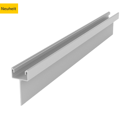 K2 Systems Montagesysteme WallPV FacadeRail 4,0m