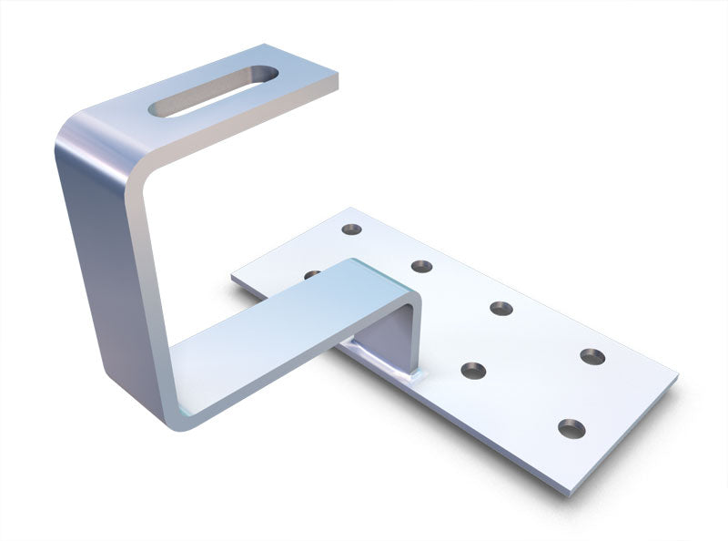 K2 Systems Rf Pa H47-138-4x180x80-6x35 Langer Ausleger (13cm) Dachhaken Für Pfannenziegel H=47mm (Grosse Platte)