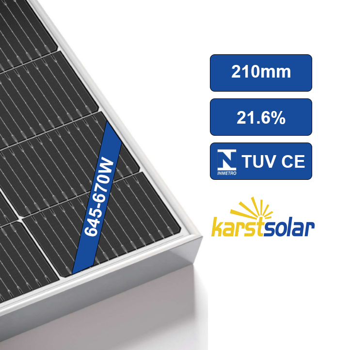 Karstsolar Technology (Shenzhen) Co., Ltd - Solarmodul - KSM-645-675W/132-S4 Solar Panels KSM-670/132-S4 - Art. 214708