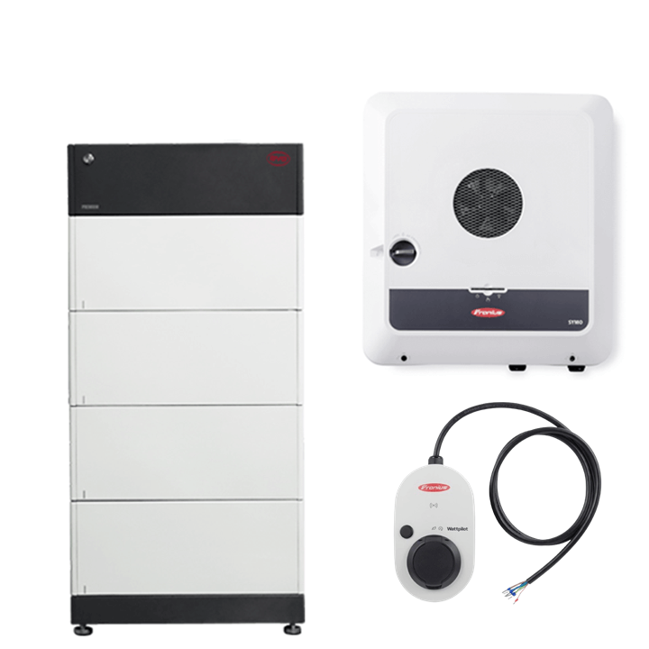 Kombipaket Fronius Symo Gen24 10.0 Plus mit Wattpilot, BYD HVS 10.2 + Smart Meter