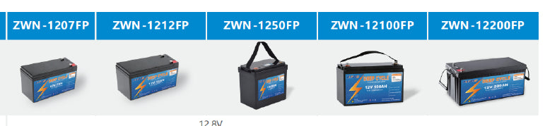 Dongguan Zwayn New Energy Co., Ltd. - Speicher - LFP 12V Series ZWN-1207FP - Art. 24948