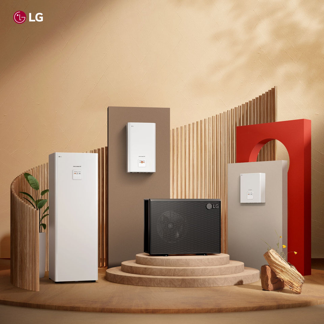 LG ELECTRONICS Wärmepumpe THERMA V R290 MONOBLOC 12,0 kW mit Kontrolleinheit