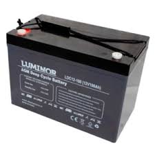 LUMINOR LDC12-100 – STATIONÄRE AGM-TIEFZYKLUSBATTERIE 12V 100AH -Art. LDC12-100
