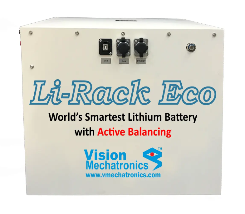 Vision Mechatronics Pvt. Ltd. - Speicher - Li-Rack Eco 16,8 kWh / 300 Ah - Art. 34157
