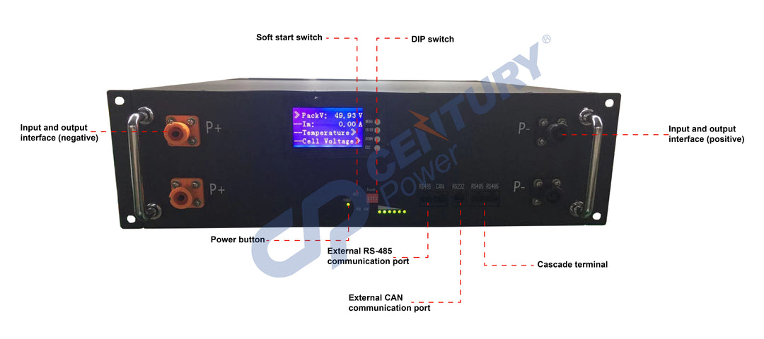 Tiger New Power Technology Co., Ltd. - Speicher - LiFePO4 48V50Ah 100Ah TC-LFP48155 - Art. 19894