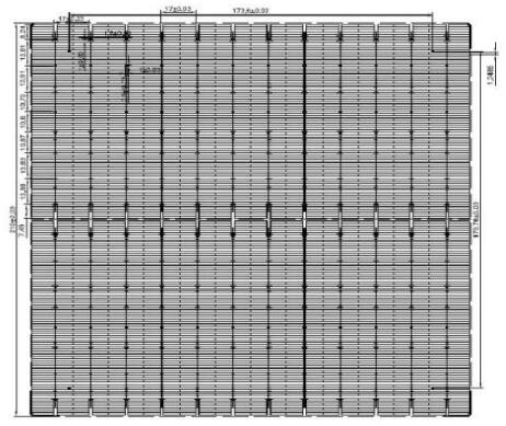 Newsolar Energy Co., Ltd. - Zellen - M12 210 mono PERC Bifacial 12BB Solar Cell M12-2280 - Art. 25604