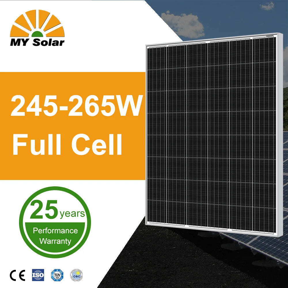 MY Solar Technology Co., Ltd. - Solarmodul - M3 Series MY-M3/48-245-265W MY-M3/48-245 - Art. 190976