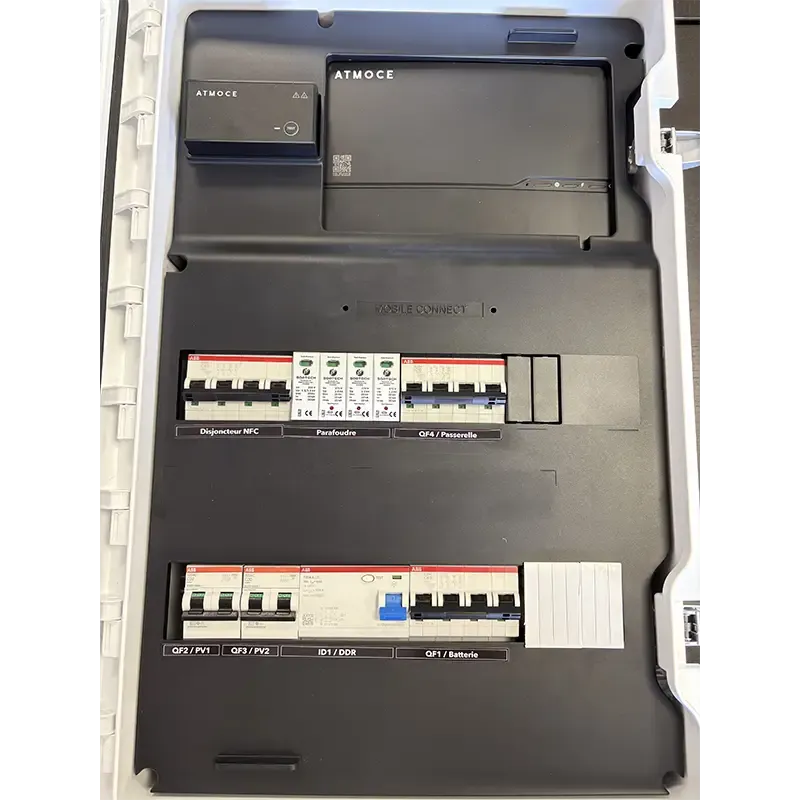 ATMOCE - Coffret AC - Triphasé - MC100T - 2×20A - version ABB