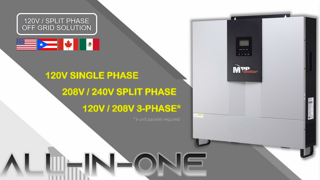 MPP Solar Inc - Wechselrichter - Split Phase LV6048 LV6048 - Art. 43498