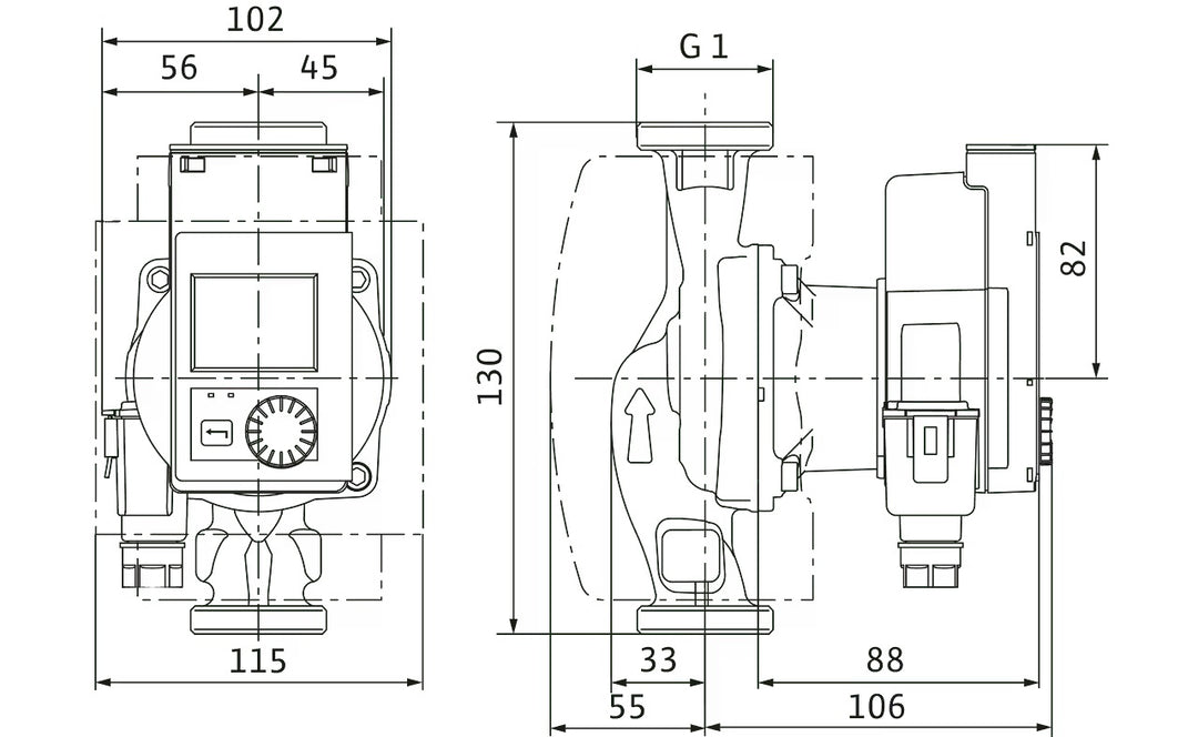 Wilo Heizungspumpe Stratos PICO plus 15/0,5-4 130mm Art. 4244370