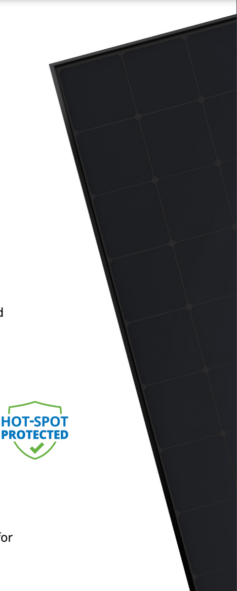 Maxeon Solar Technologies, Ltd. - Solarmodul - Maxeon 3 DC Black, 355-375 W SPR-MAX3-375-BLK - Art. 214845