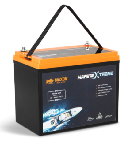 Maxon Batteries - Speicher - Maxon Marine Carbon AGM Series NS70M AGM - Art. 22818