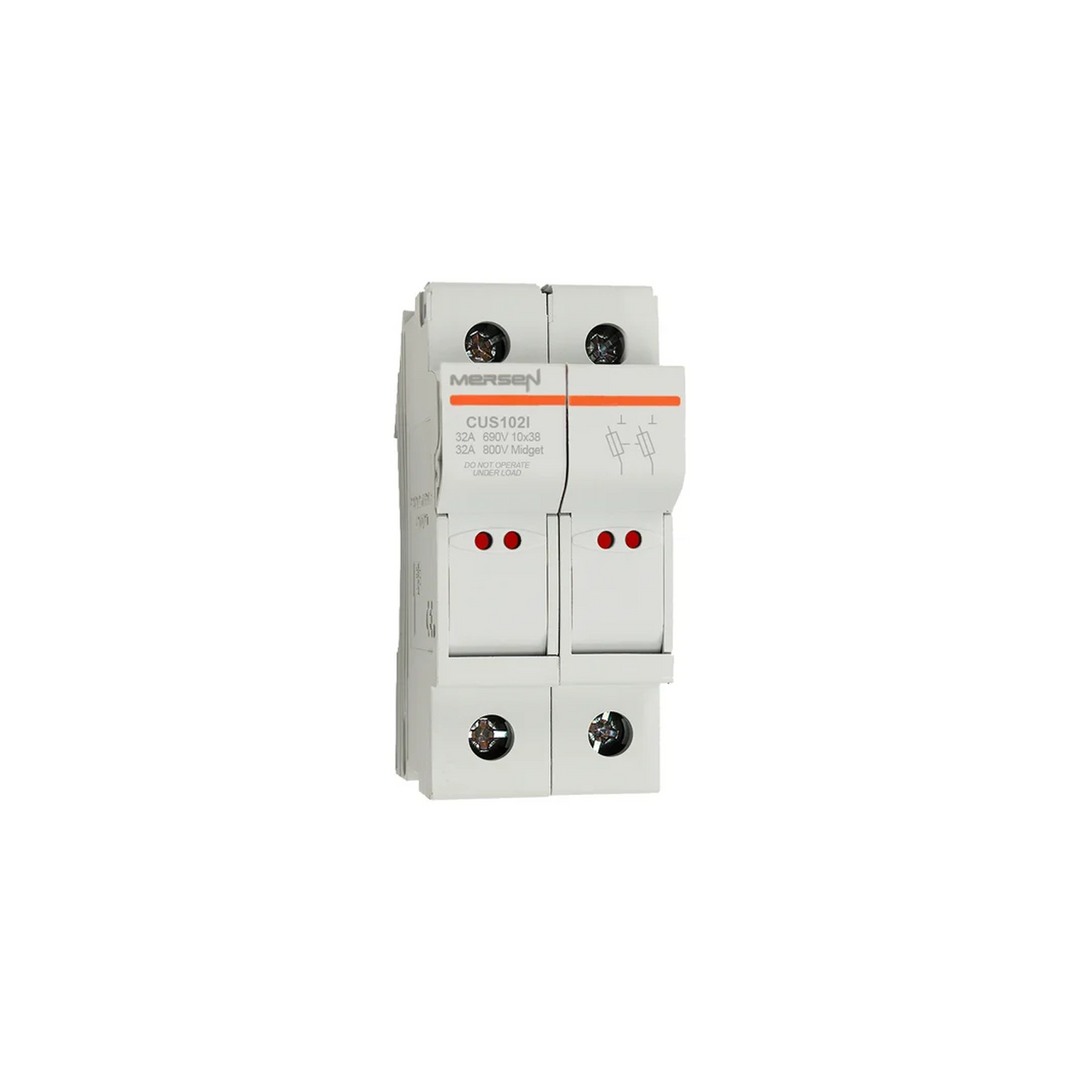 Mersen Sicherungs­fassung DC 2 Pol. 10×38 mit Anzeige 