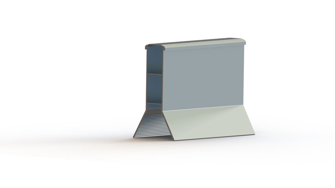 Solar Mounting System Solutions - Montagesysteme - MetalSheet Roof Structure - Landscape Bracket Trapezoidal Sheet Metal Roof (Landscape) - Art. 8957