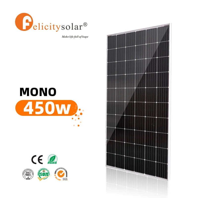 Guangzhou Felicity Solar Technology Co., Ltd. - Solarmodul - Monocrystalline Solar Panels MSD120-EM450W - Art. 239552