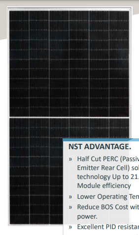 Noor Solar Technology - Solarmodul - NST132-6-650-670Wp-HCM-S-15 NST132-6-650M - Art. 187301
