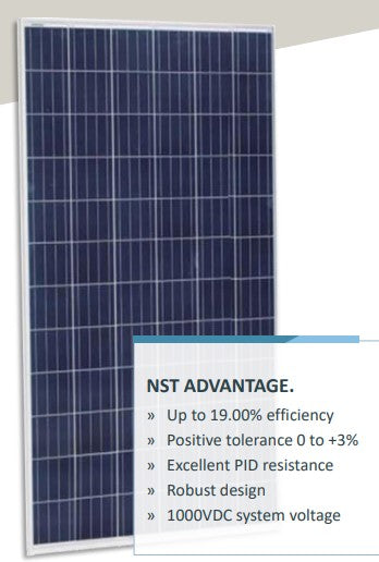 Noor Solar Technology - Solarmodul - NST72-6-320-340Wp-HPP-S-10 NST72-6-325P - Art. 130802