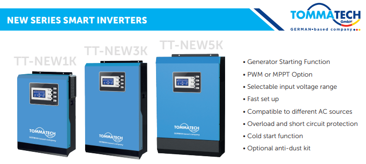 TommaTech GmbH - Wechselrichter - New K Series TT-PLUS 5K MPPT II - Art. 41106