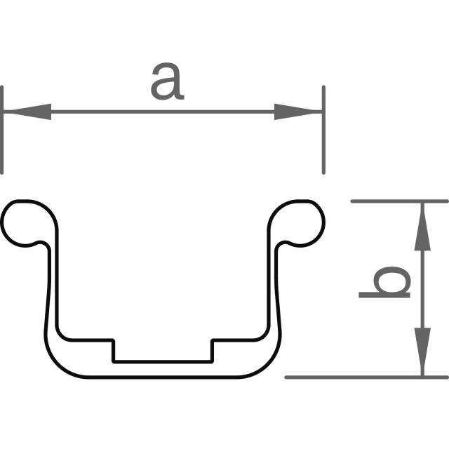 Novotegra C-Schienen Loslager-Set C38