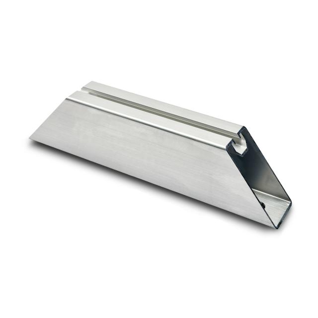 Novotegra Fassaden Sockel 250 mm 11,5mm Bohrungen Alu blank