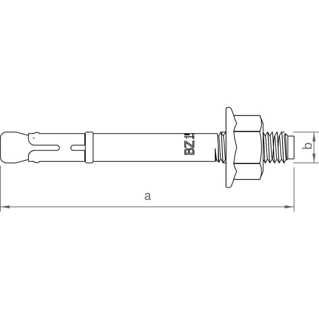 Novotegra Fix-Anker M10 50-70 130 mm A4 für Beton