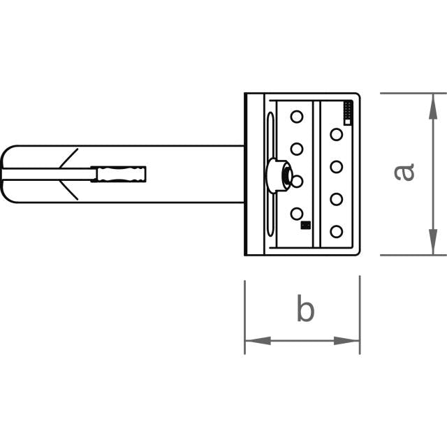 Novotegra side-fix Dachhaken ZD verstellbar 633 vertikal