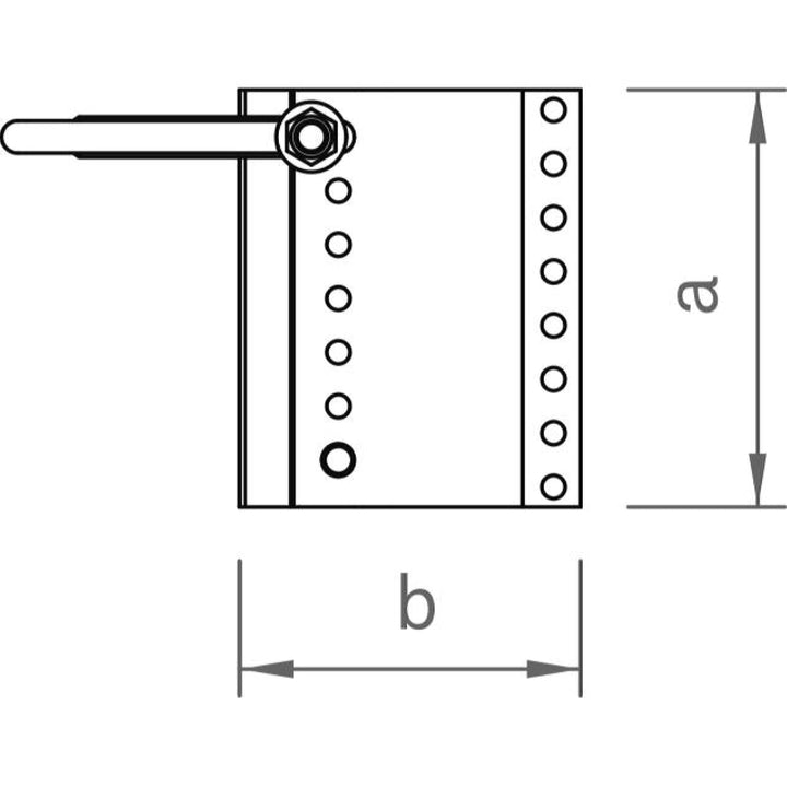 Novotegra top-fix Dachhaken-Set ZD 30 M12 lang