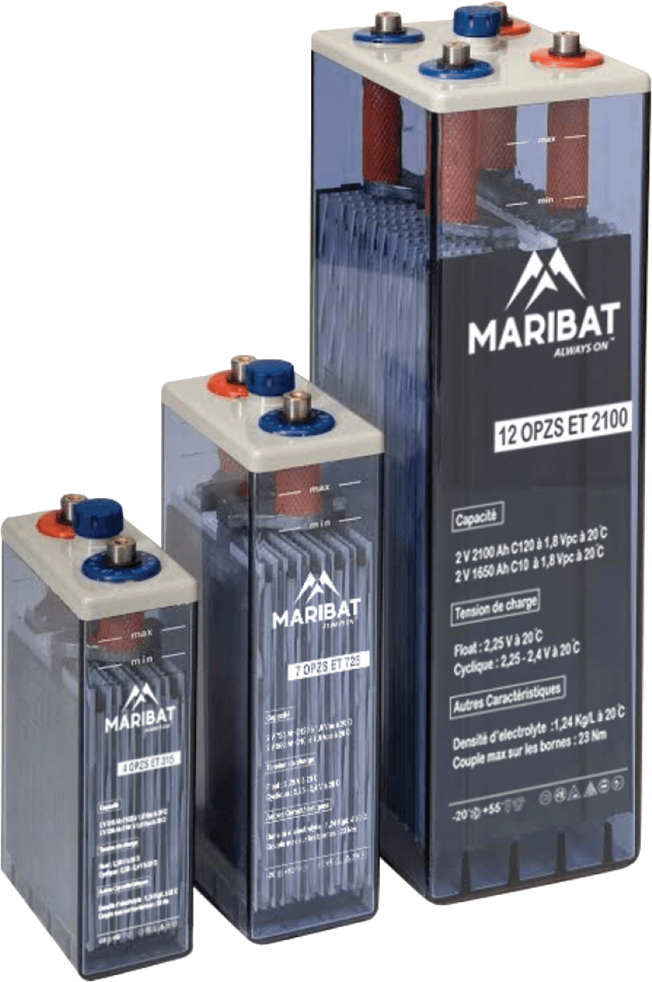 La Marocaine Industrielle des Batteries - Speicher - OPZS Series 16 OPZS 2200 - Art. 32642