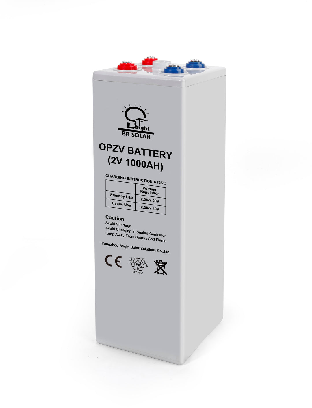 Yangzhou Bright Solar Solutions Co., Ltd. - Speicher - OPzV2-1000 (2V1000Ah) OPzV-2v-1000AH - Art. 17568