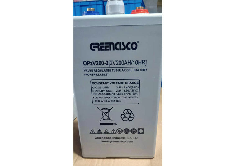 Greencisco Industrial Co., Ltd. - Speicher - OPzV 12-Volt Tubular Gel Battery OPzV200-12 - Art. 10767