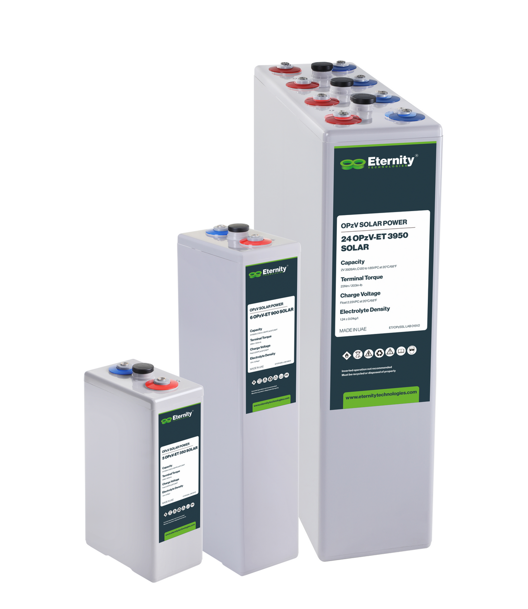 Eternity Technologies FZ-LLC - Speicher - OPzV Solar Power 6 OPzV-ET 900 - Art. 13722