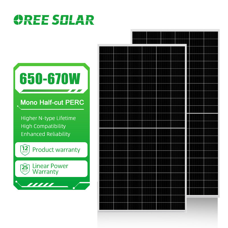 Oree Solar Co., Ltd. - Solarmodul - ORM66T50MR650~670W 650 - Art. 217497
