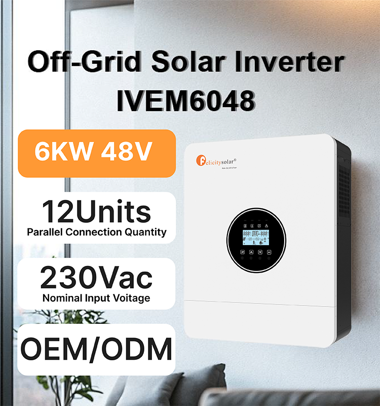 Guangzhou Felicity Solar Technology Co., Ltd. - Wechselrichter - Off-grid High-freguency Solar inverter IVEM Ser... IVEM6048 - Art. 60655