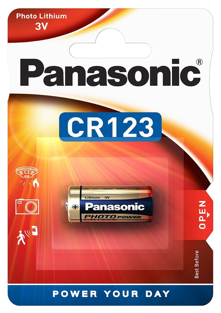 PANASONIC Lithium Photobatterie CR123A 3V (Einzelblister)