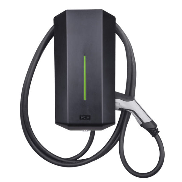 PC Electric Ladestation Wallbox GLB 22kW 5m Kabel Typ2 + Zähler