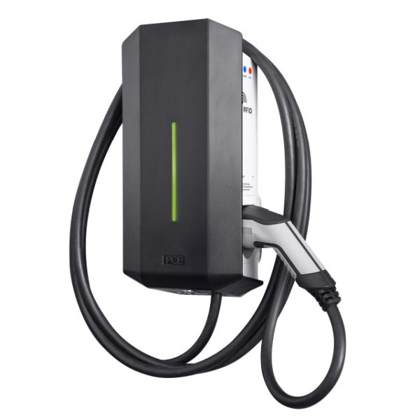 PC Electric Ladestation Wallbox GLB 22kW 5m Kabel Typ2 + Zähler