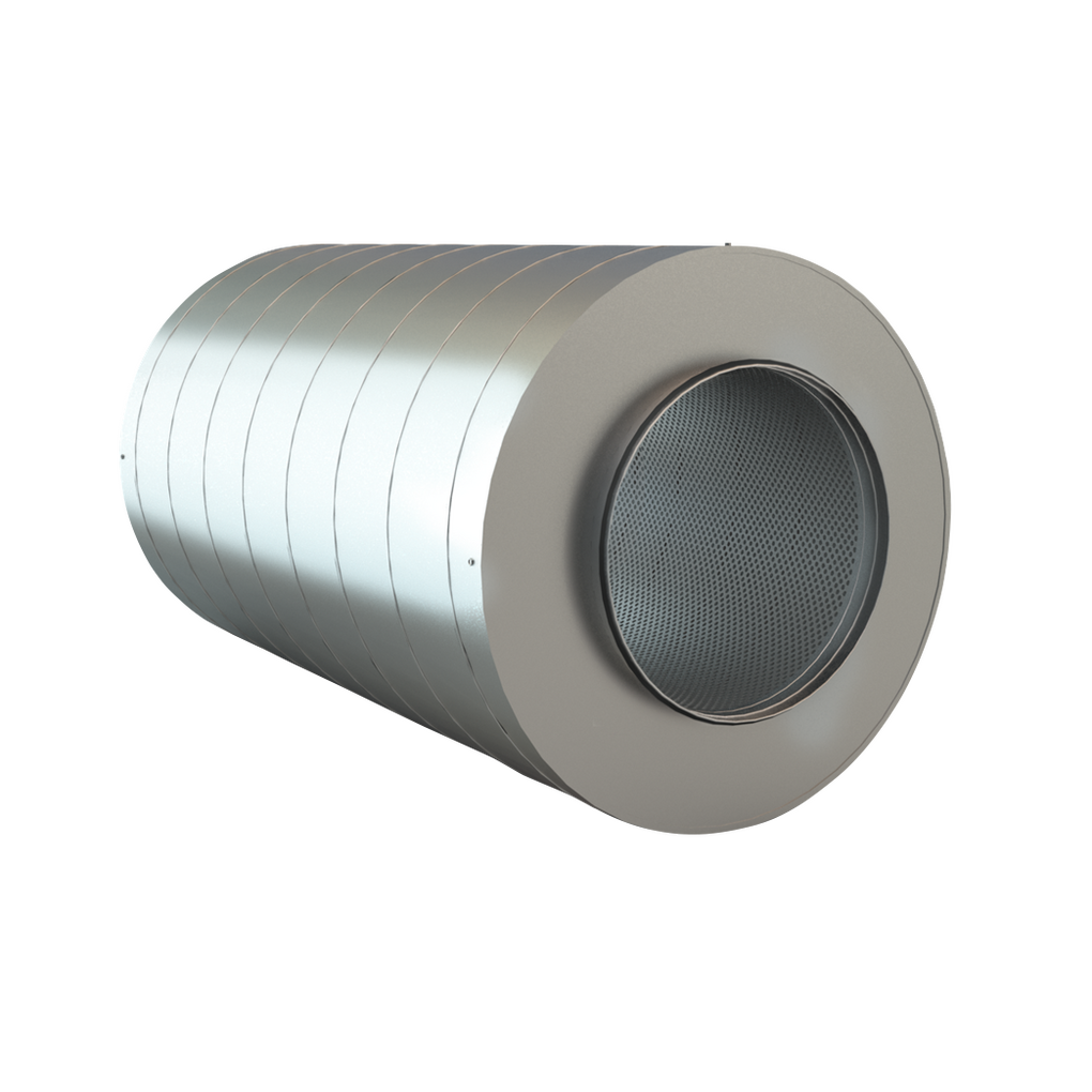Solid Air AGRZVO 125 600 – Schalldämpfer rund, Art.-Nr. 9350000073