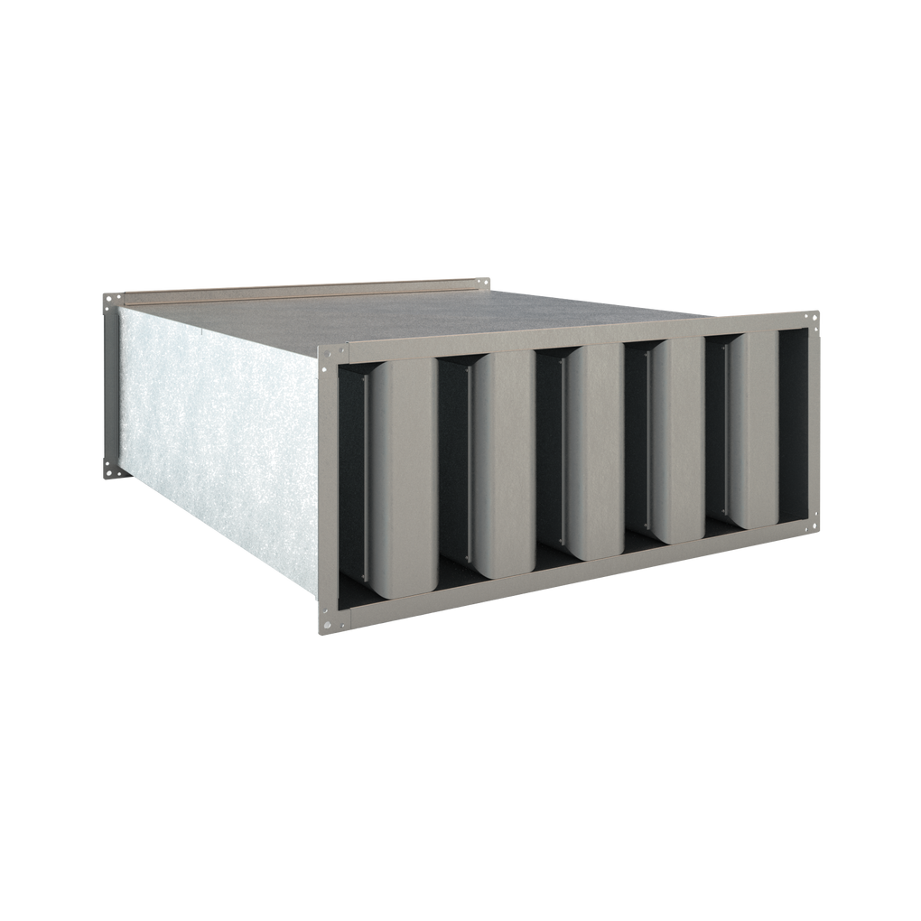 Solid Air AGCXR4 L=500 B=1600 H=1200 t=200 SB30 30mm – Schalldämpfer rechteckig, Art.-Nr. 9351000454