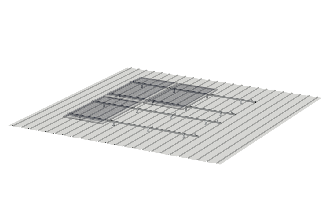 Clenergy (Xiamen) Technology Co., Ltd - Montagesysteme - PV-ezRack® SolarRoof™ DT Rail Penetrative PV-ezRack® SolarRoof™ DT Rail Penetrative - Art. 8183