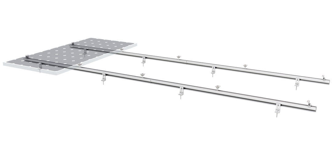 Clenergy (Xiamen) Technology Co., Ltd - Montagesysteme - PV-ezRack® SolarRoof™ Penetrative PV-ezRack® SolarRoof™ Penetrative - Art. 8186