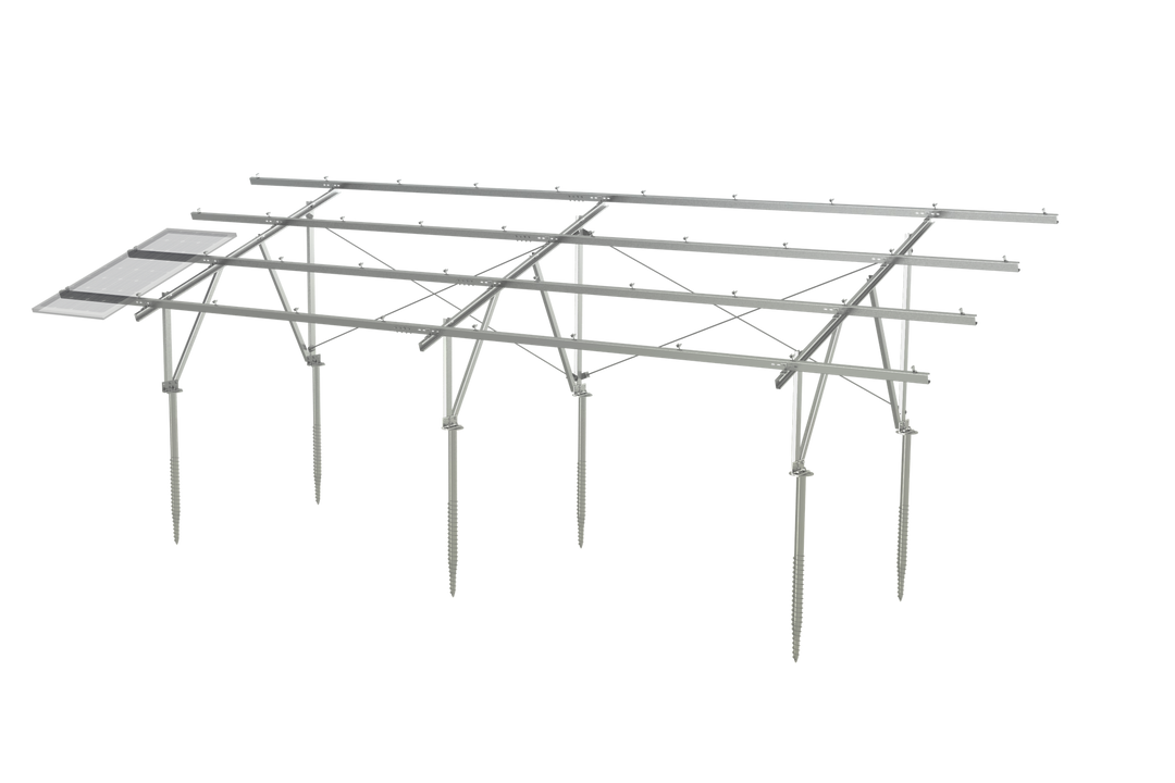 Clenergy (Xiamen) Technology Co., Ltd - Montagesysteme - PV-ezRack® SolarTerrace™ MAC PV-ezRack® SolarTerrace™ MAC - Art. 8180
