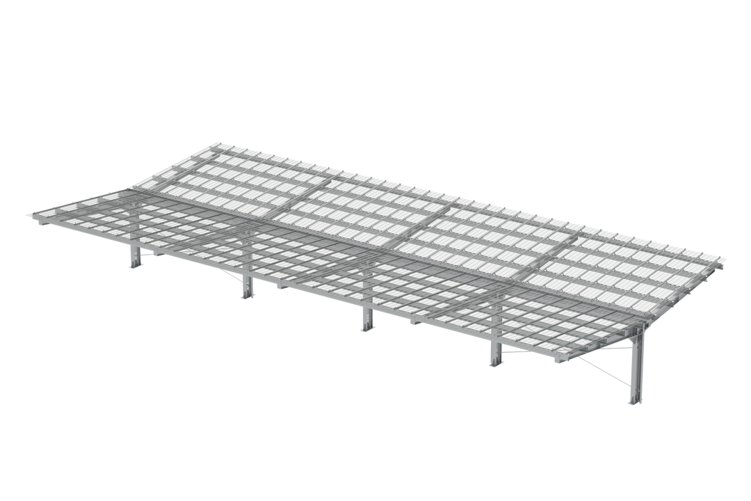 Clenergy (Xiamen) Technology Co., Ltd - Montagesysteme - PV-ezRack® ezShade Razor Wings V-ezRack® ezShade Razor Wings - Art. 8203