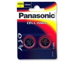 Panasonic BATTERIE PANASONIC CR2025 3V 165 mAh 2BP -Art. 060672