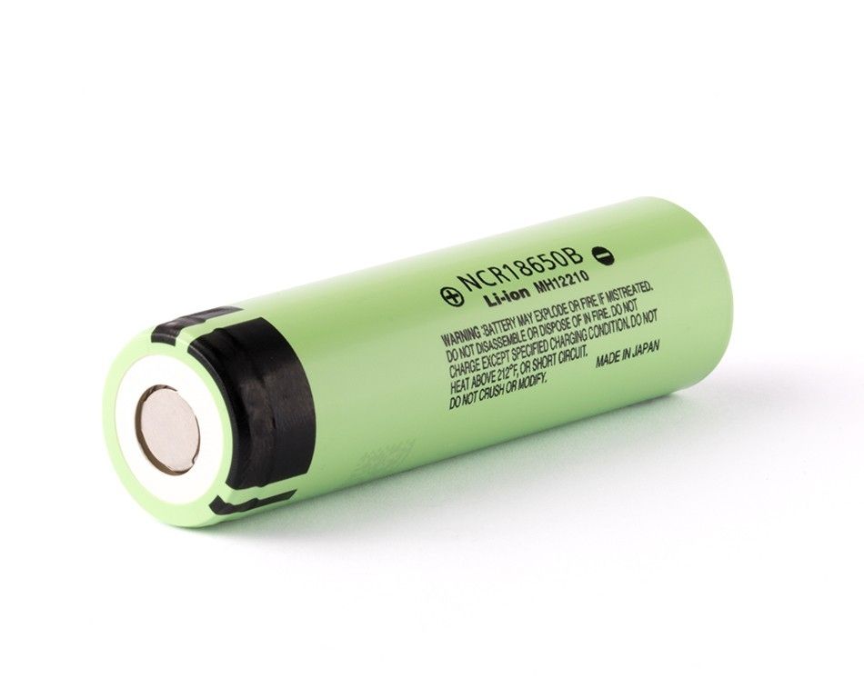 Panasonic NCR18650B 3,7V  – 3400mAh, Hochleistungs-Li-Ion Akku